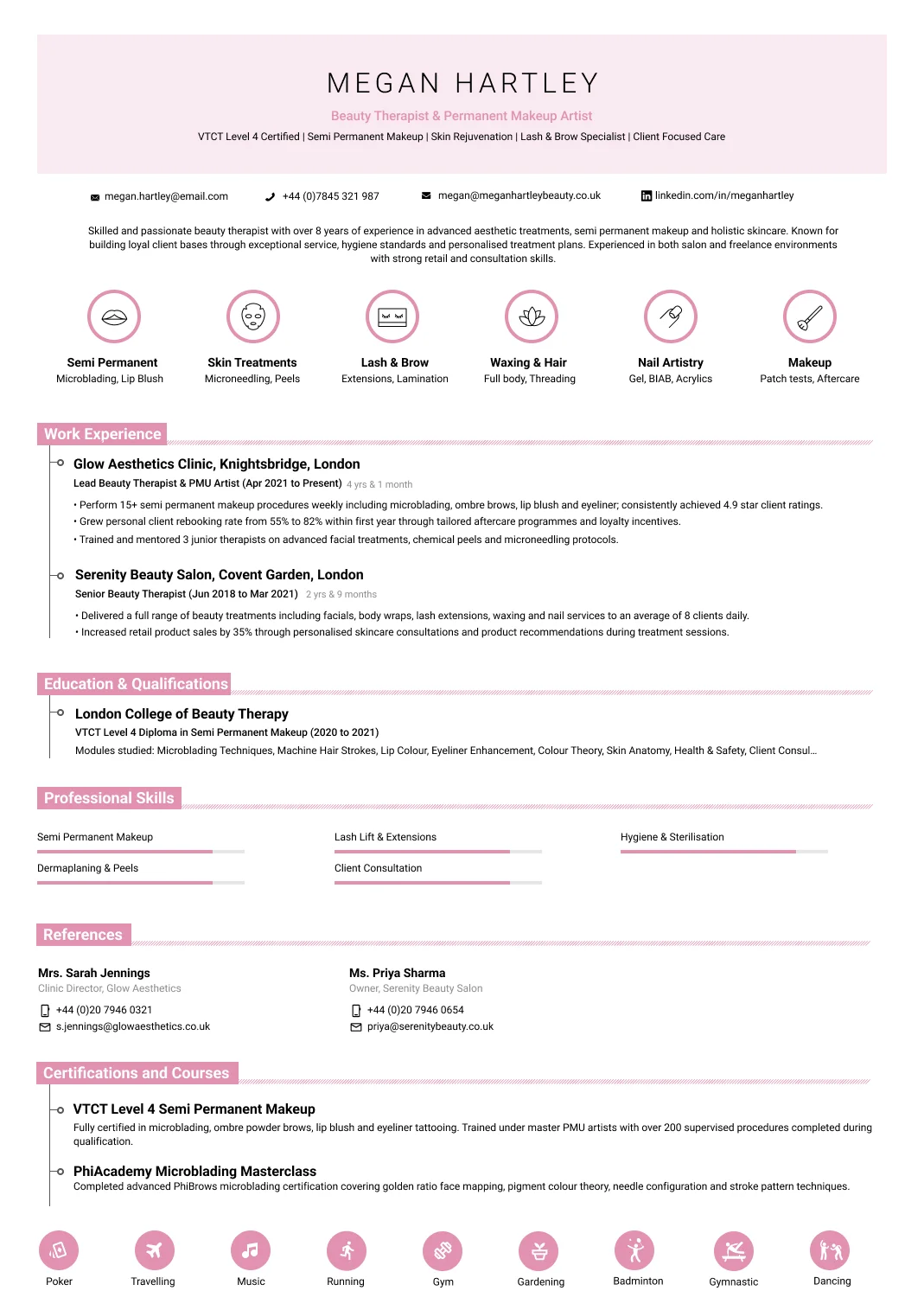 Shape Resume Template